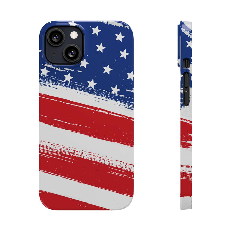 American Flag Slim Phone Cases,