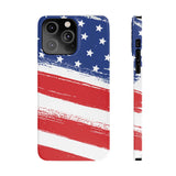 American Flag Slim Phone Cases,