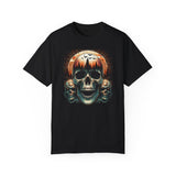 3D Skull Unisex Halloween T-shirt - Diverse Creations & CompanyT-ShirtBlack