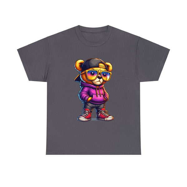 Unisex HIp Hop Teddy Heavy Cotton Tee