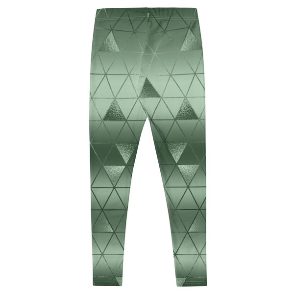 Sage Green Abstract Leggings Diverse Creations & Company