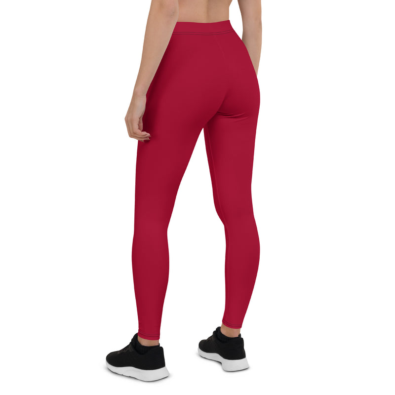 Carmine Colored Leggings Diverse Creations & Company