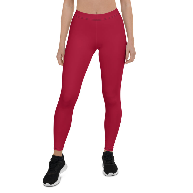 Carmine Colored Leggings Diverse Creations & Company