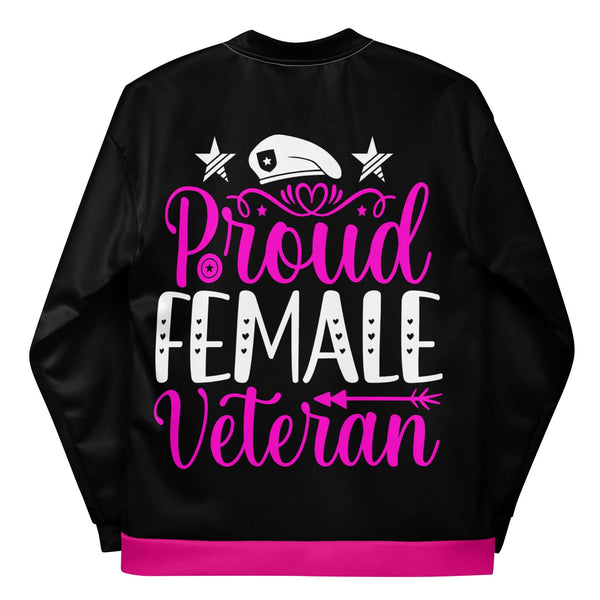 Proud Female Veteran Bomber Jacket