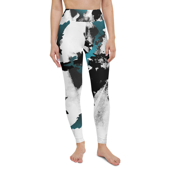 Marble Pattern Yoga Leggings Diverse Creations & Company
