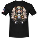 Camouflage Hip Hop Bear - Diverse Creations & CompanyCamouflage Bear T shirtBlack