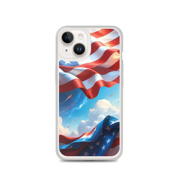American Flag Clear Case for iPhone®