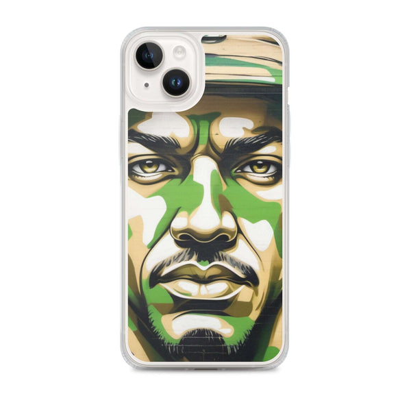 Camouflage Solider Clear Case for iPhone®