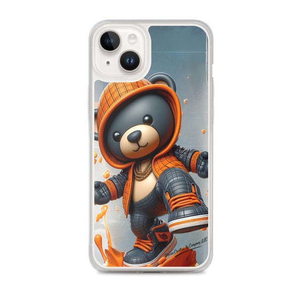 Hip Hop Teddy Bear Clear Case for iPhone®