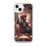 Red and Black Warrior Theme Clear Case for iPhone®