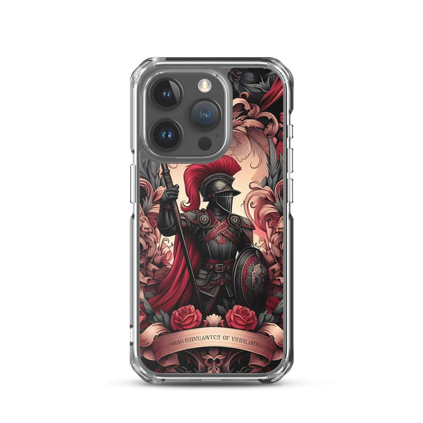 Red and Black Warrior Theme Clear Case for iPhone®