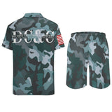 DC&C Veteran Camouflage Shorts Shirt Set - Diverse Creations & CompanyTwo Piece SetXS