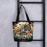 Dead Skeleton Happy Halloween Tote Bag - Diverse Creations & CompanyTote Bag Halloween