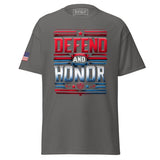 Defend And Honor Unisex T Shirt - Diverse Creations & CompanyT shirtCharcoal