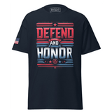 Defend And Honor Unisex T Shirt - Diverse Creations & CompanyT shirtNavy