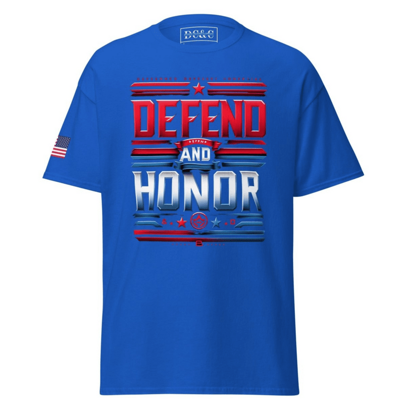 Defend And Honor Unisex T Shirt - Diverse Creations & CompanyT shirtRoyal