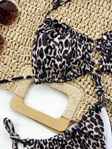Frill Trill Halter Neck Bikini Set - Diverse Creations & CompanyFrill Trill Halter Neck Bikini SetLeopard