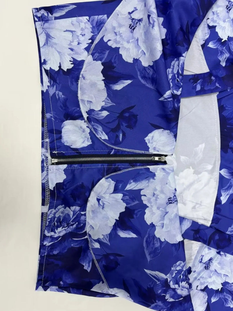 Full Size Floral Came and Layered Skirt Set Plus Size - Diverse Creations & CompanyFull Size Floral Cami and Layered Skirt SetViolet