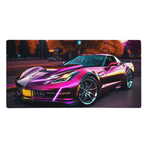 Custom Purple Sports Car Gaming mouse pad