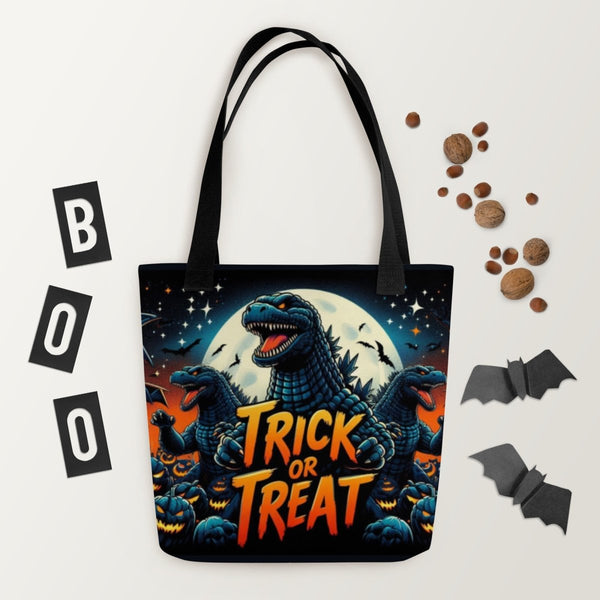 Godzilla Trick or Treat Tote bag - Diverse Creations & CompanyTote Bag Halloween