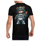 Grind Harder Bear Men's T Shirt - Diverse Creations & CompanyMen's T shirtBlack