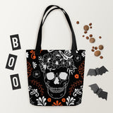 Halloween Themed Skull Treat Tote Bag - Diverse Creations & CompanyHalloween Tote bag