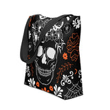 Halloween Themed Skull Treat Tote Bag - Diverse Creations & CompanyHalloween Tote bag