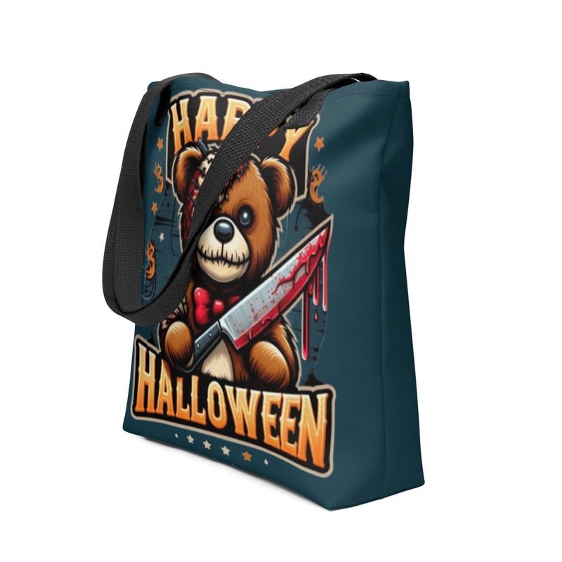 Happy Halloween Bloody Scare Bear Tote Bag - Diverse Creations & Companyhalloween tole