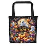 Happy Halloween Ghost Tote bag - Diverse Creations & Companytote Bags