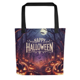 Happy Halloween Pumpkin Patch Forest Tote bag - Diverse Creations & CompanyTote Bag