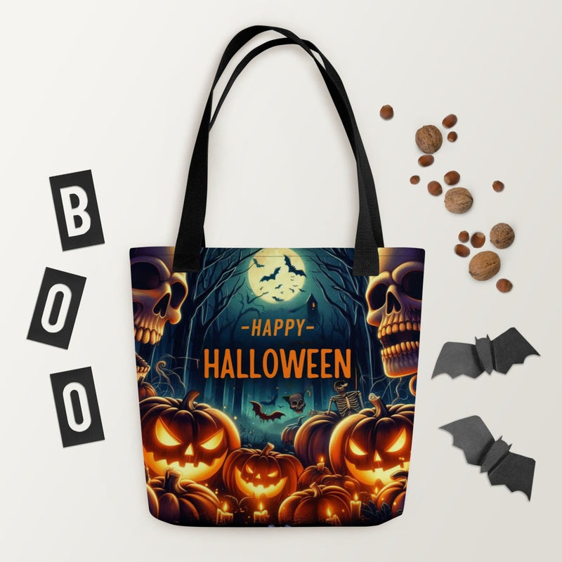 Happy Halloween Pumpkin Tote Bag - Diverse Creations & CompanyTote Bag