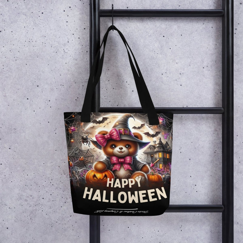 Happy Halloween Witch Bear Tote bag - Diverse Creations & CompanyTote bag