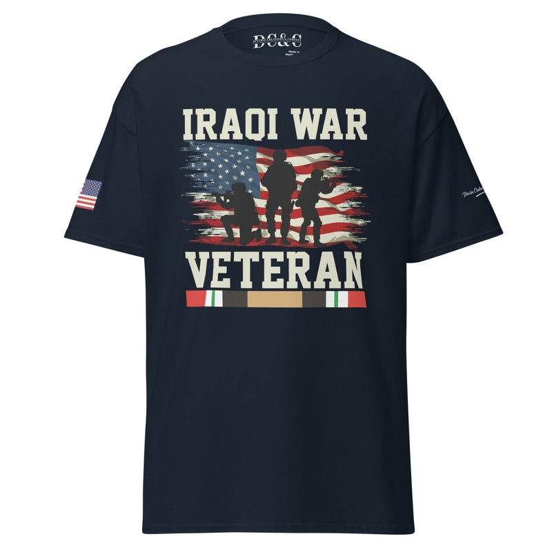 Iraqi War Veteran Gildan Shirt - Diverse Creations & Companyt shirtNavy