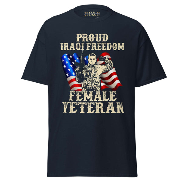 Proud Iraqi Freedom Female Veteran Shirt