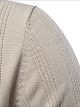 Men's Collared Neck Short Sleeve Knit Polo - Diverse Creations & CompanyPolo shirtBeige
