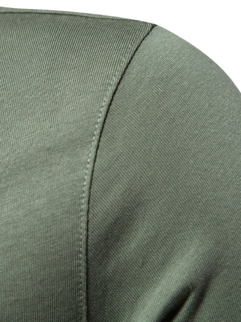 Men's Embroidered Collared Short Sleeve Polo - Diverse Creations & CompanyPolo shirtMoss