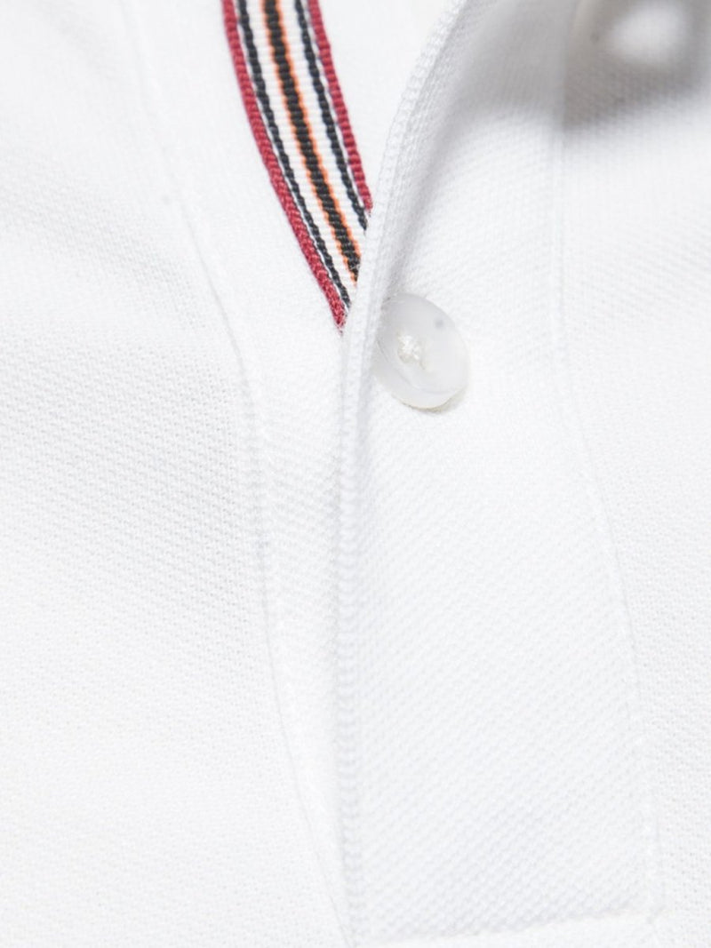 Men's Giraffe Embroidered Short Sleeve Polo - Diverse Creations & CompanyPolo shirtWhite