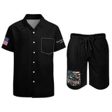 Military Helicopter Designed Men's Shorts Shirt Set - Diverse Creations & CompanyTwo Piece Men's Shorts Shirt SetXS