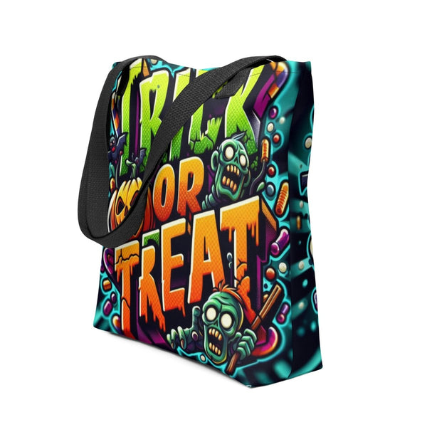 Monster Theme Trick Or Treat Tote bag - Diverse Creations & CompanyHalloween Tote Bag