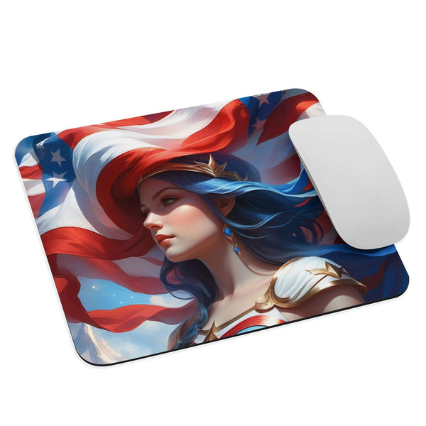 Custom American Girl Theme Mouse pad