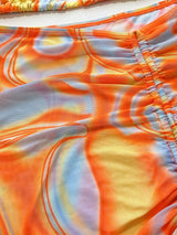 Multicolored Drawstring Ruched Three - Piece Swim Set - Diverse Creations & CompanySwimwear BikiniMulticolor