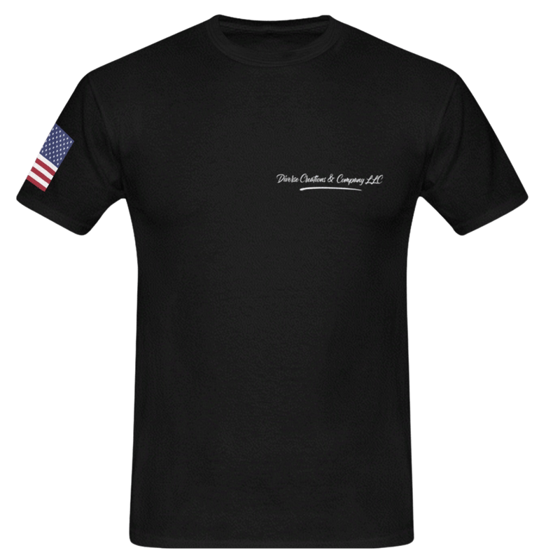 Proudly Patriotic: The Tribute of a United States Veteran Shirt - Diverse Creations & CompanyT shirt VeteranBlack