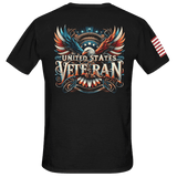 Proudly Patriotic: The Tribute of a United States Veteran Shirt - Diverse Creations & CompanyT shirt VeteranBlack