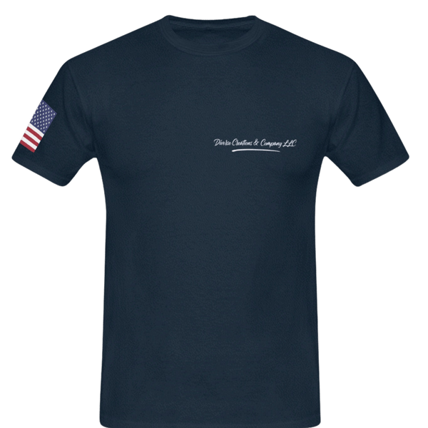 Proudly Patriotic: The Tribute of a United States Veteran Shirt - Diverse Creations & CompanyT shirt VeteranNavy Blue