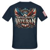 Proudly Patriotic: The Tribute of a United States Veteran Shirt - Diverse Creations & CompanyT shirt VeteranNavy Blue