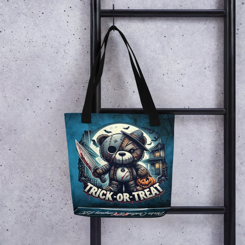 Scare Bear Trick Or Treat Tote Bag - Diverse Creations & CompanyHalloween Tote Bag