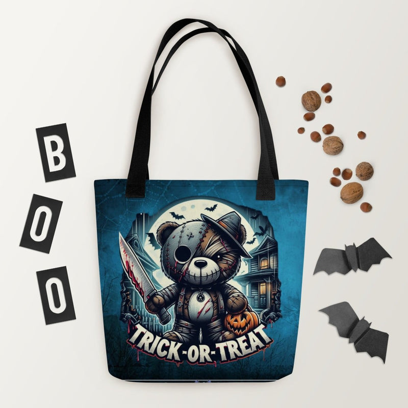 Scare Bear Trick Or Treat Tote Bag - Diverse Creations & CompanyHalloween Tote Bag