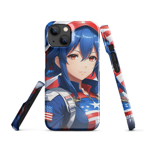 Anime American Girl Snap case for iPhone®
