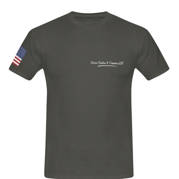 Stand Out In Style With Our Custom Men's Veterans T - Shirt - Diverse Creations & CompanyMen's T ShirtDarkSlateGray