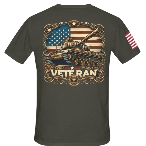 The Patriotic Presence With This Veteran Shirt - Diverse Creations & CompanyVeterans T shirtDark Jungle Green